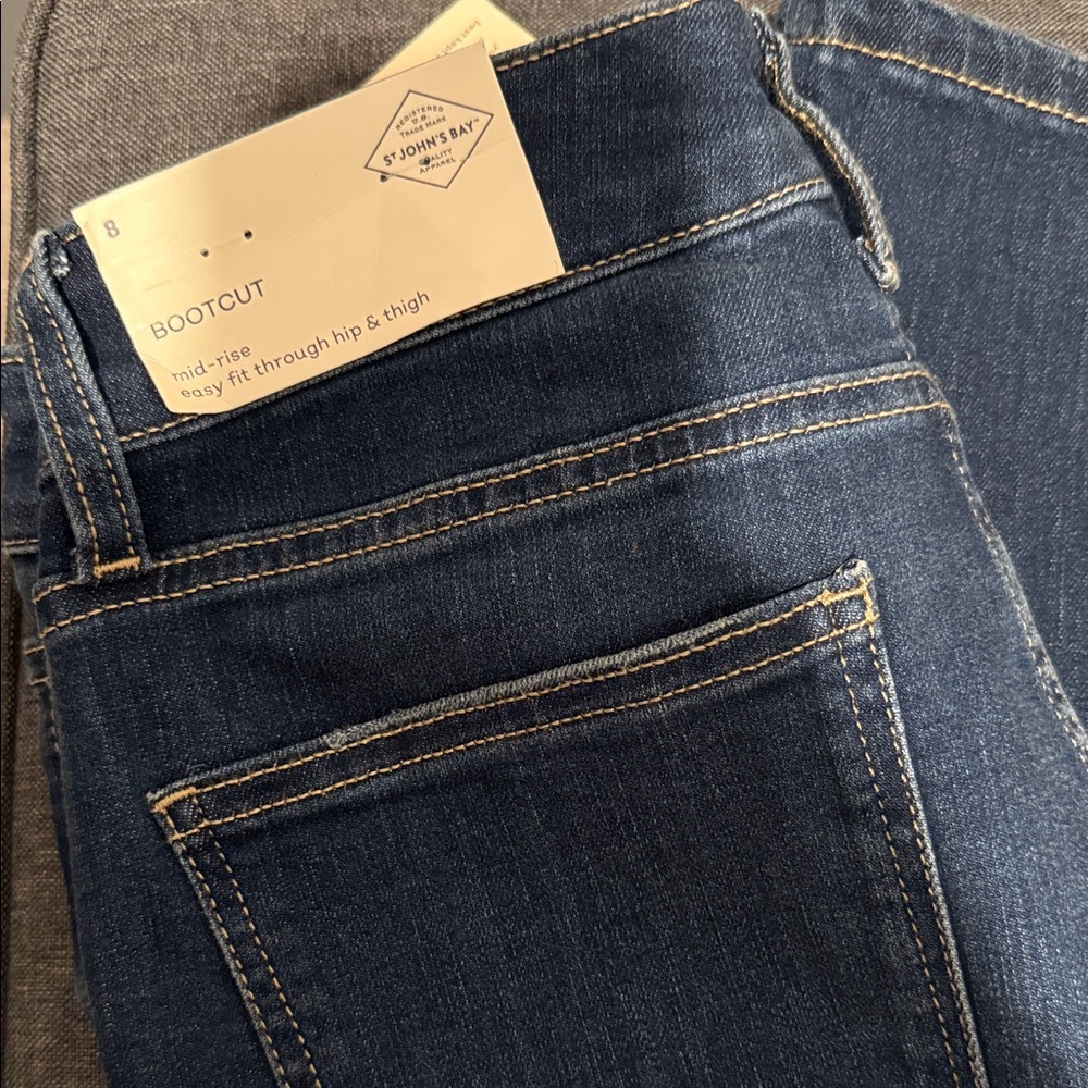 St. John's Bay Bootcut Jeans - Dark Blue